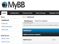 MyBB Admin Control Panel